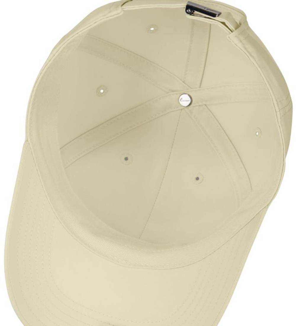 Теннисная кепка Nike Kids Dri-Fit Club Unstructured Metal Swoosh - Beige