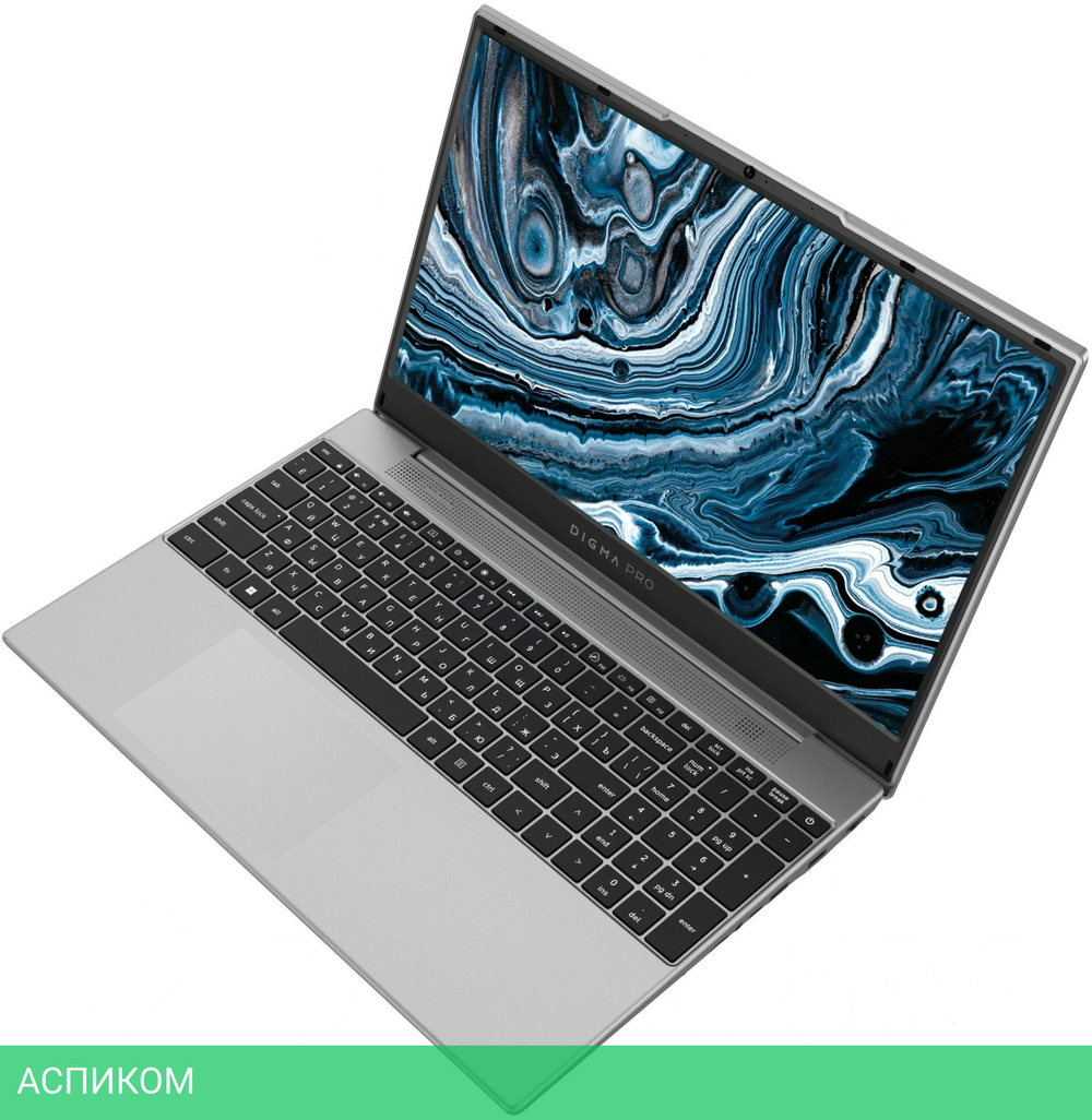 Ноутбук Digma Pro Breve Silver (DN15R7-ADXW01)