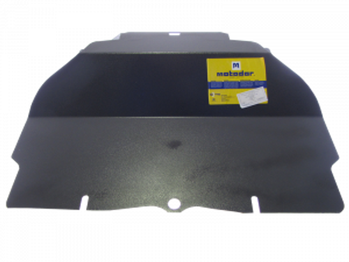 Усиленная защита Motodor картера двигателя, кпп. 3 мм, сталь. для Mitsubishi L 200 2004-2006 арт.11317