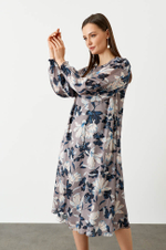 51419 Платье женское (серый принт 1)