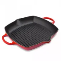 Чугунная сковорода-гриль Le Creuset, 30 см, Красная