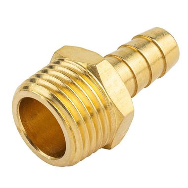 Штуцер пневматический наруж. резьба 1/2''- ''елочка''10мм Forsage F-MH08/06