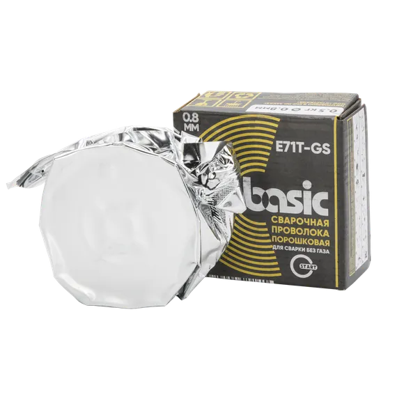 Проволока сварочная порошковая Basic E71T-GS д.0,8 (0,5кг) OSA START STB71805