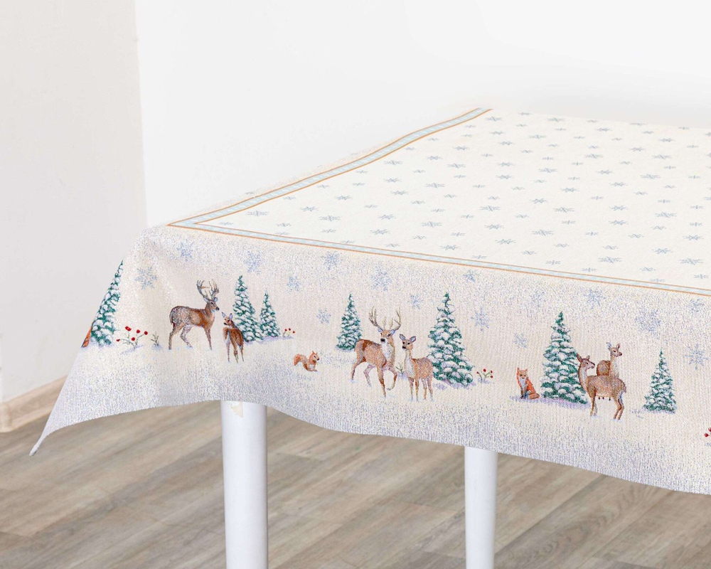 Скатерть 140х240см Mix&Match Home Бэмби бежевый