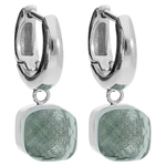 Серьги Qudo FIRENZE (S) Light Grey 107000/20-5223