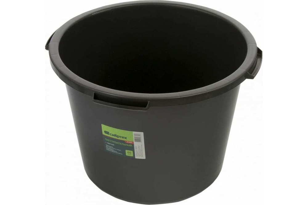 ТАЗ СИБРТЕХ СТРОИТЕЛЬНЫЙ КРУГЛЫЙ 40Л 814407