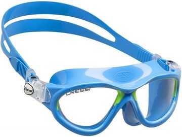 Очки для плавания детские Cressi Cobra Kid Синий силикон Лайм