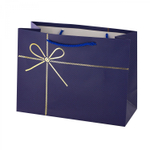 Пакет подарочный бумажный Alingar, (L+) 25х32х11 см, горизонтальный, "Геометрия", матов. ламинация, тиснение фольга, ассорти