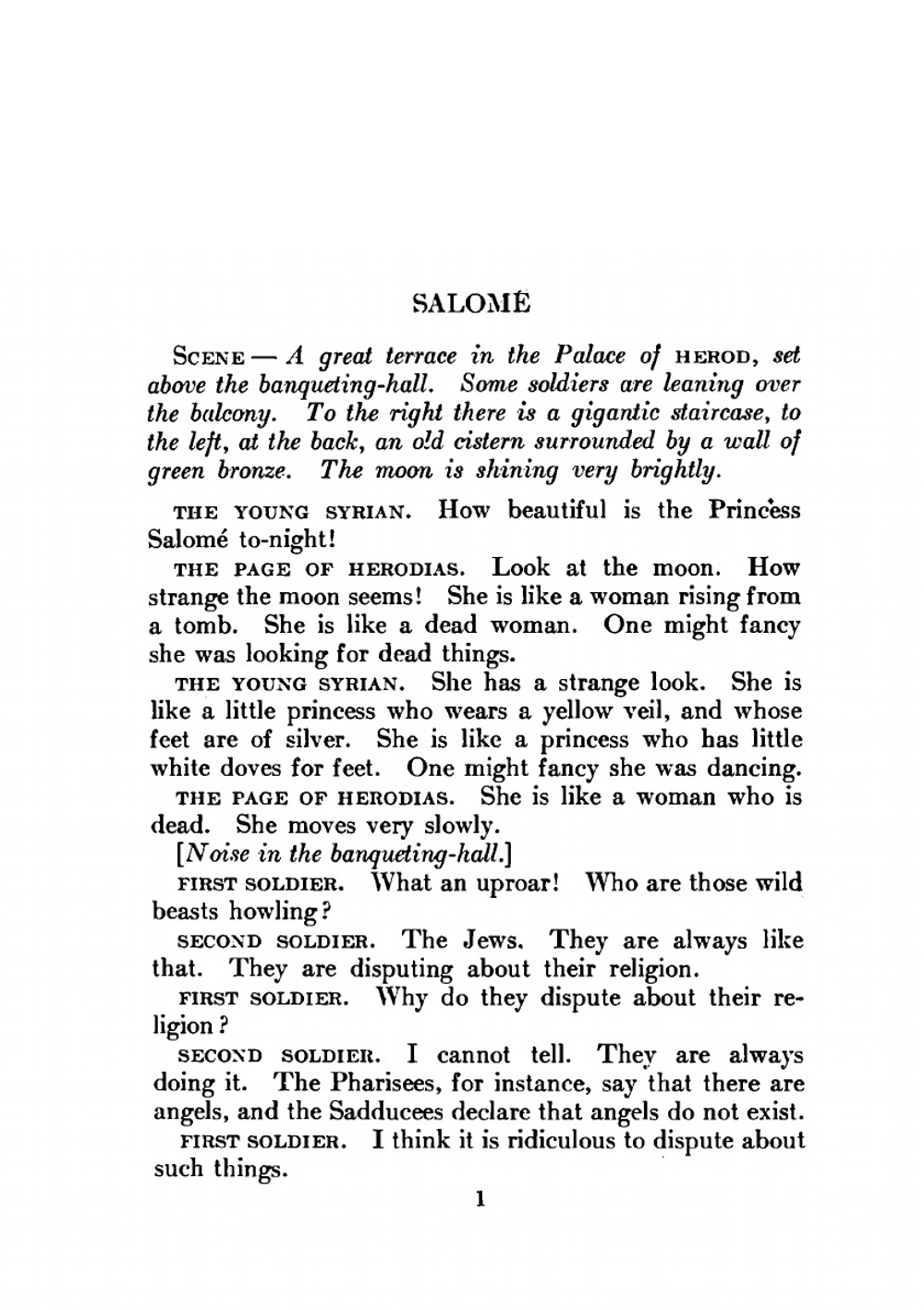 Salomé: A Tragedy in One Act | Оскар Уайльд