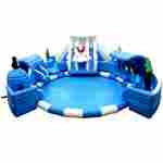 Надувной наземный аквапарк «Морское царство 2» 16*16*6 м