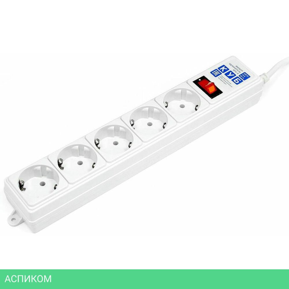 Сетевой фильтр Power Cube SPG-B-0,5М-White