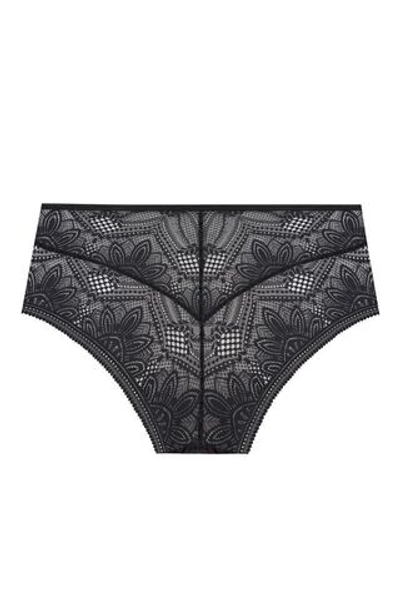 Трусики-слипы с высокой линией талии Desire (Размер: L) (Цвет: черный)