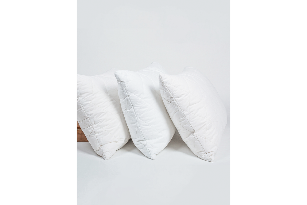 Подушка GoodNight Organic двухкамерная овечья шерсть/искусcтвенный лебяжий пух/микрофибра 50х70