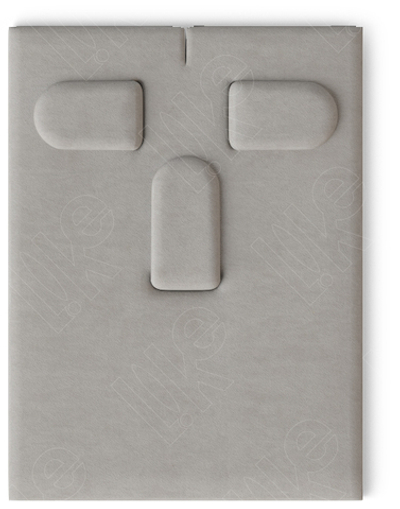 Вкладыш 08/наклонный/для гарнитура/3 язычка/прорезь для нитки