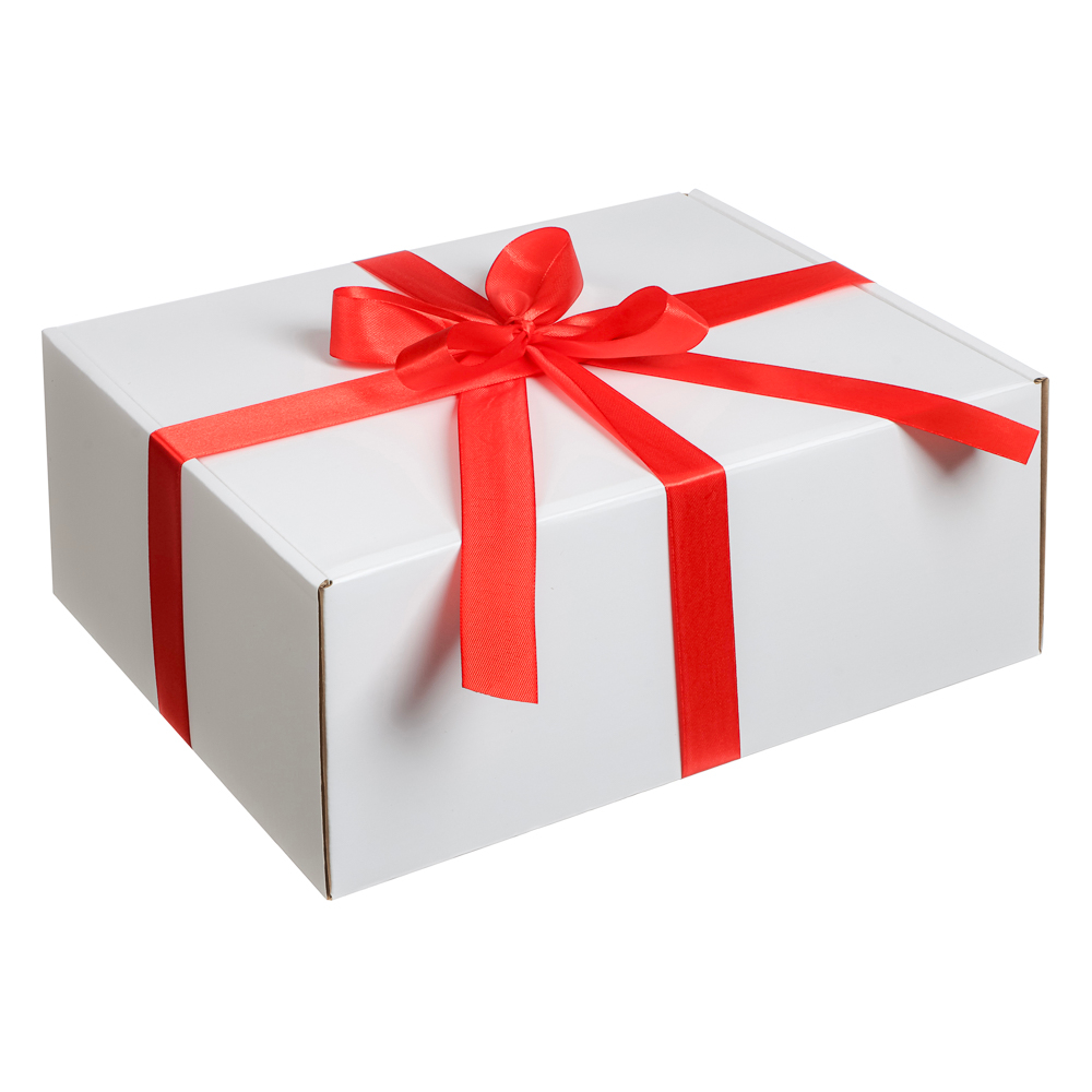 Коробка складная подарочная, 31x22x12 см, гофрокартон, 3 цвета