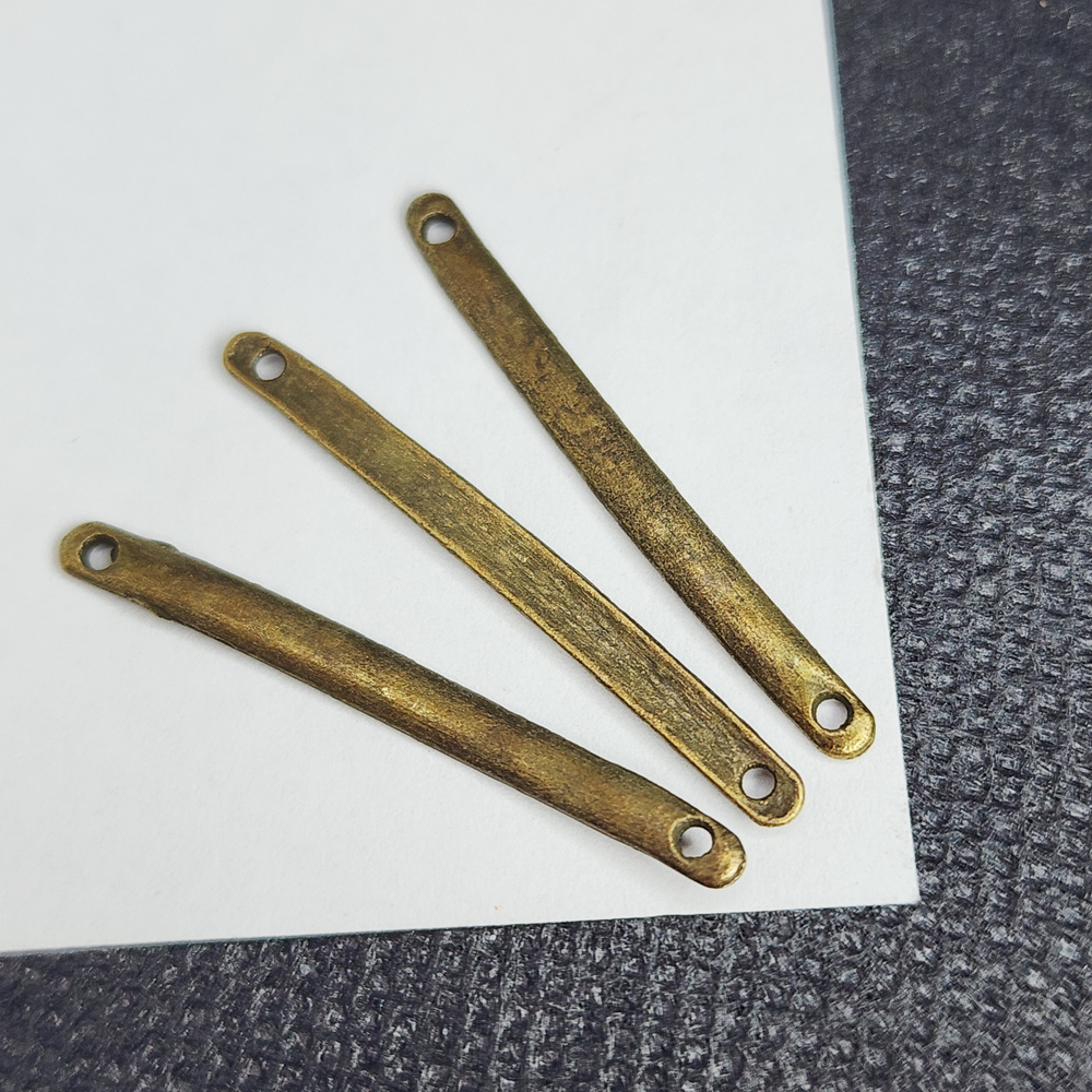 Коннектор палочка, 33мм, античная бронза, штучно