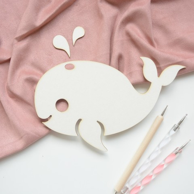 Заготовка для тиснения "Китенок"