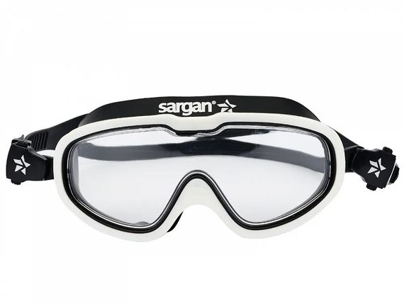 Очки для плавания детские Sargan Старт черный/белый