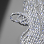 Шпинель синтетическая с эффектом адуляресценции "Лунный камень", 3мм, шар, микроогранка