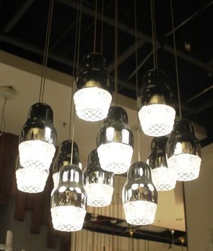 Replica of Axo Light Fedora SP 12  pendant lamp ( SILVER )