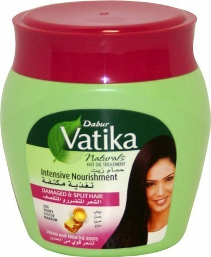 Маска для волос Dabur Vatika Honey Egg Hot oil Treatment Intensive Nourishing Яйцо, мед, кастор, кактус 500 г
