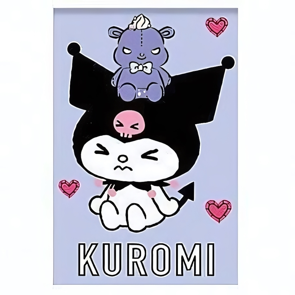 Блокнот А7 40л. клет. "Куроми" на скрепке, блок-офсет (Центрум)