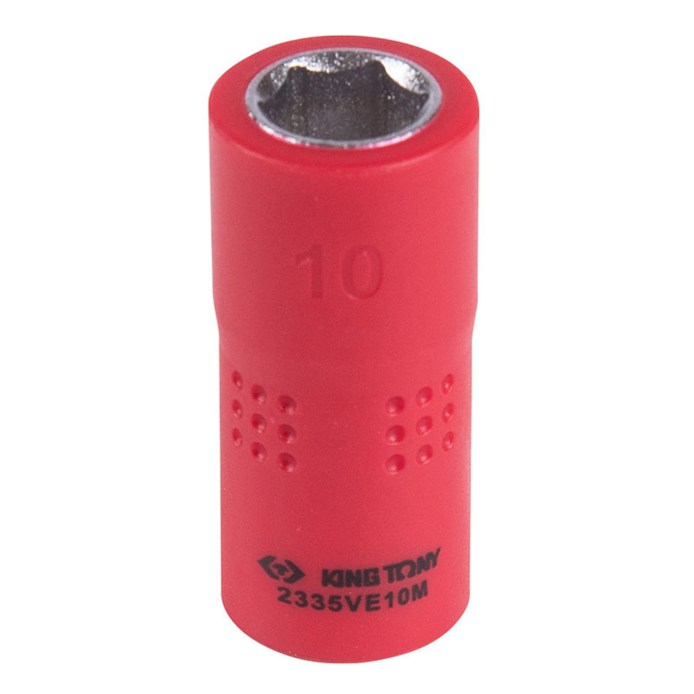 KING TONY (2335VE10M) Головка торцевая диэлектрическая шестигранная 1/4", 10 мм