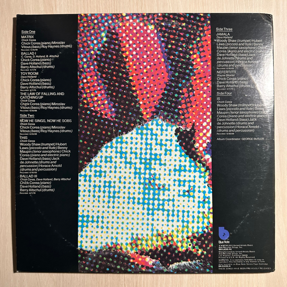 Chick Corea - Chick Corea 2LP (США 1975г.)