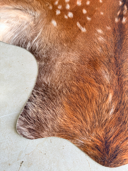 Коровья шкура на пол искусственная без ворса. 190 х 155 см