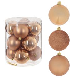 GAEM Набор из 12шт Украшение новогоднее "Шар", D 9 см, L9 W9 H9,5 см