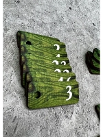 Номерки для ключей деревянные 50шт