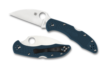 Складной нож Spyderco Delica 4 Lightweight C11FPWK390 c клинком из стали Bohler K390 Microclean, рукоять FRN