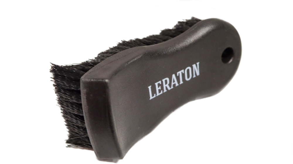 LERATON BR7 Щетка для химчистки текстиля из  нейлоной щетины черная.