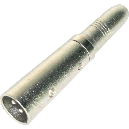 INVOTONE AD340 - переходник 3P XLR папа, 6.35мм моно джек мама, корпус металл