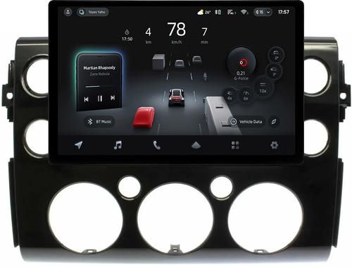 Магнитола для Toyota FJ Cruiser 2005-2022 (рамка черная) - Teyes CC4-PRO монитор 13" 2K QLED на Android 13, Быстрейшая, Snapdragon 778G, ИИ, CarPlay, DSP, 4G SIM-слот