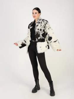 Дубленка зимняя шуба натуральная короткая