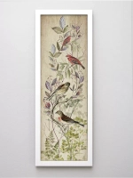 Комплект из двух картин на бумаге 18*50 см