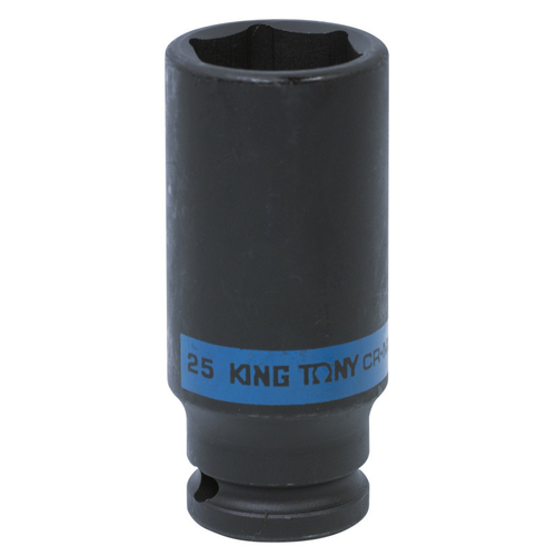 KING TONY (443525M) Головка торцевая ударная глубокая шестигранная 1/2", 25 мм