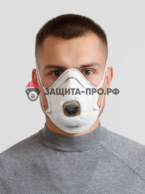 Респиратор Spirotek VS2200 AV , FFP2, с клапаном выдоха