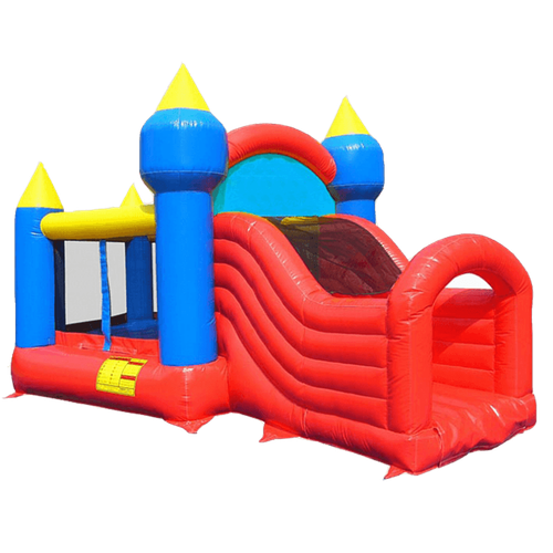 Спортивный надувной аттракцион "Маленький замок" с крышей