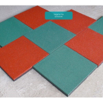Резиновая плитка Sgm Tile 850 (ровное основание), 500х500 мм 15 мм до 10м2