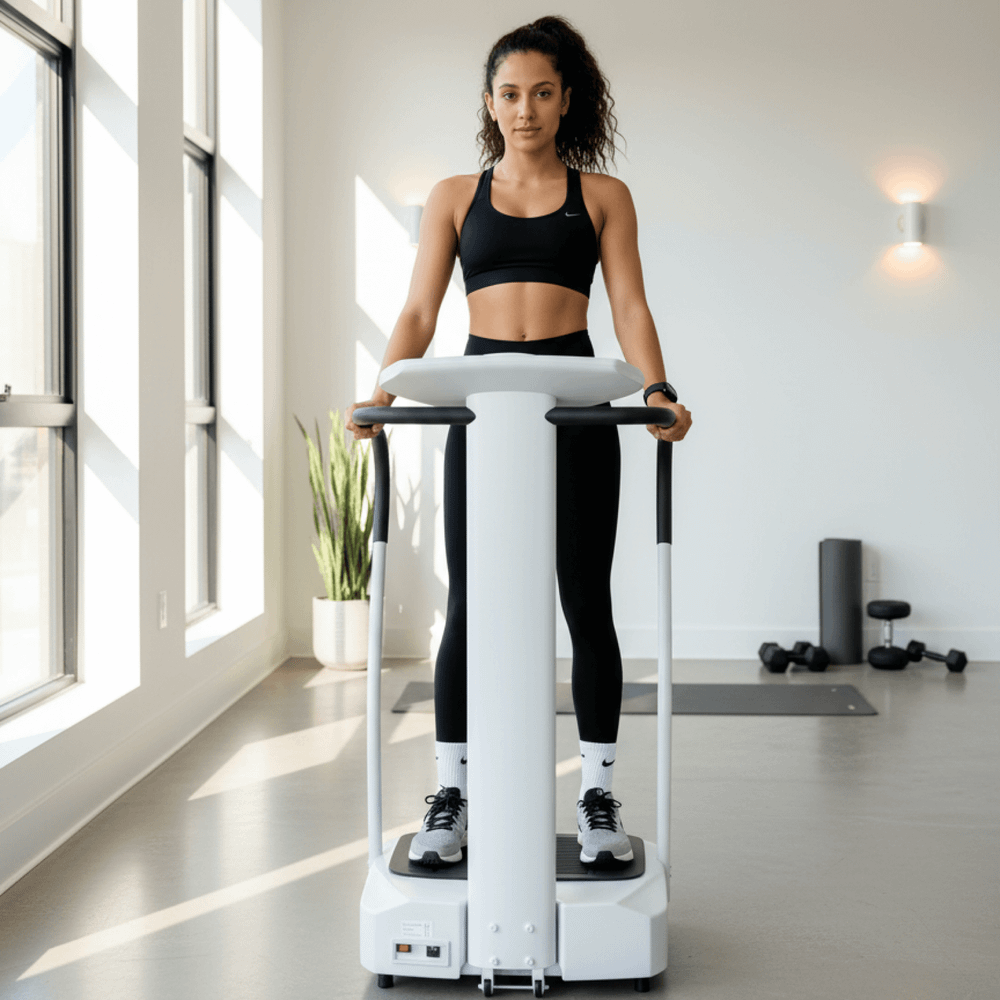 Виброплатформа UNIX Fit вертикальная / Improve 2 in 1 Silver