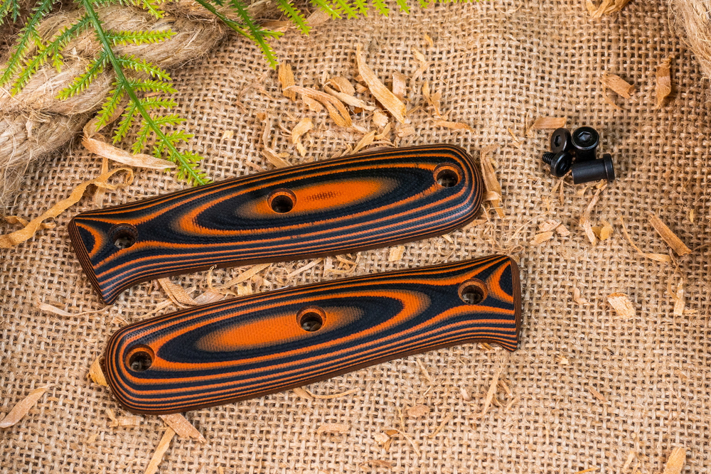 Накладки Colada G10 Черно-Оранжевые