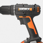 Дрель-шуруповерт аккумуляторная WORX WX108, 50Нм, 20В, 2Ач x1, ЗУ 2А, кейс