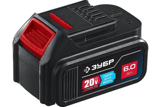 Аккумулятор ЗУБР ST7-20-6 (20 В, 6 А*ч) тип T7
