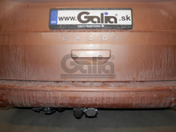 Фаркоп оцинкованный Galia V090A для Volkswagen Caddy 2020-(паспорт и сертификат в комплекте)(без электрики)