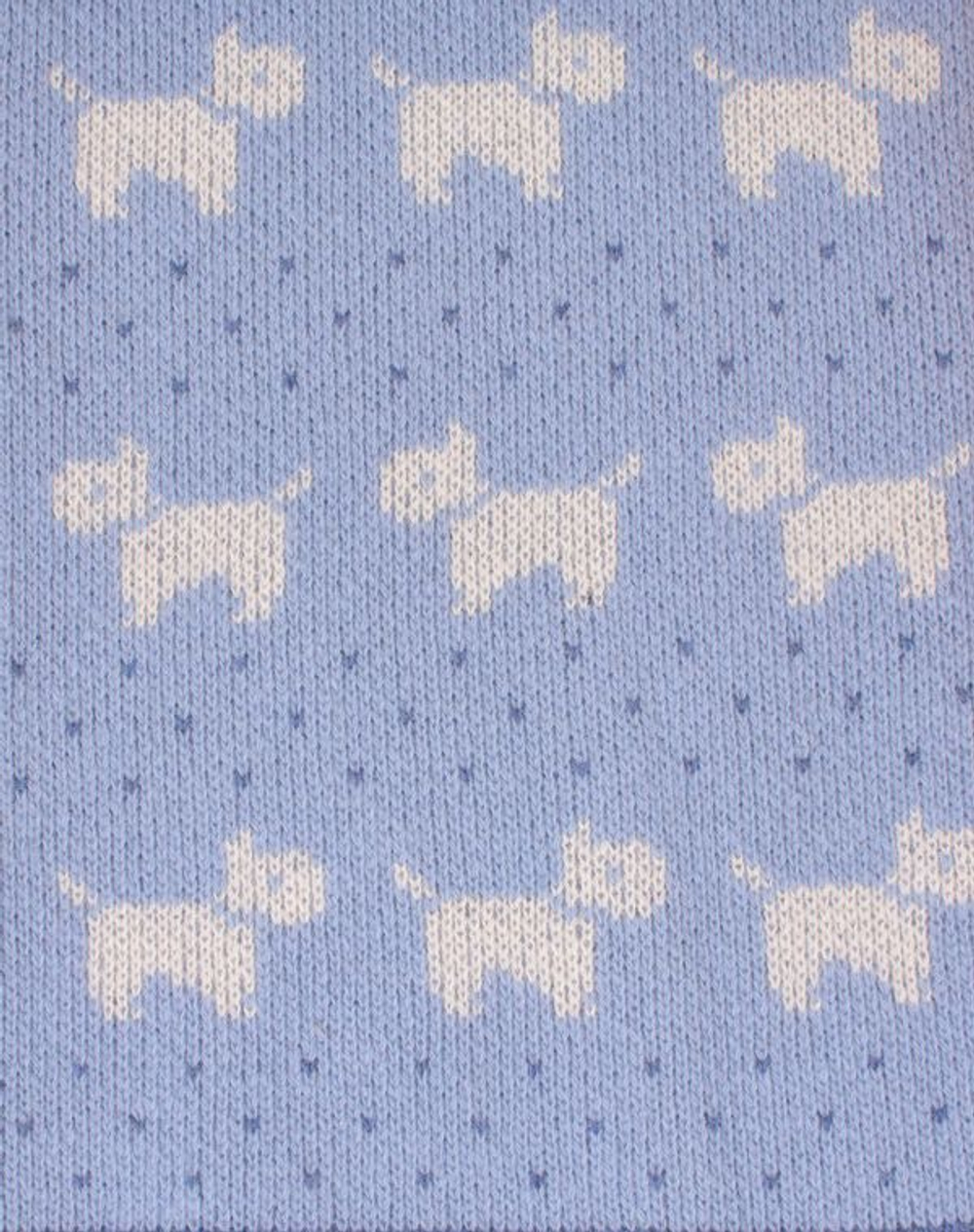 Элитный плед детский Imperio 229 голубой от Luxberry фрагмент