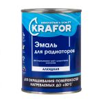 Эмаль для радиаторов белая 0,9кг KRAFOR