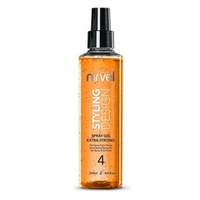 Спрей-гель экстра сильной фиксации для укладки вьющихся волос Nirvel Spray Gel Extra Strong 200мл