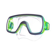 Маска для плавания SALVAS Geo Jr Mask CA105S1GYSTH, размер детский, желтая